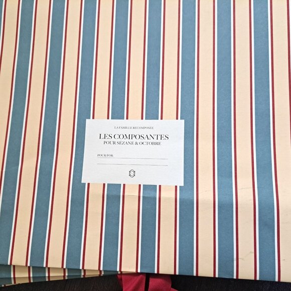 8 Sezane Striped Bags - Blue, Red, White - Picture 3 of 6